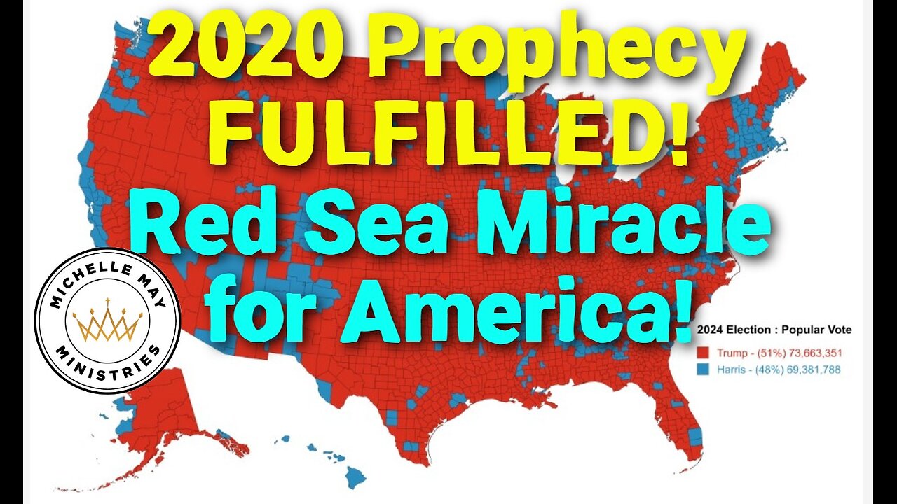 2020 PROPHECY FULFILLED: The Red Sea Miracle for America!