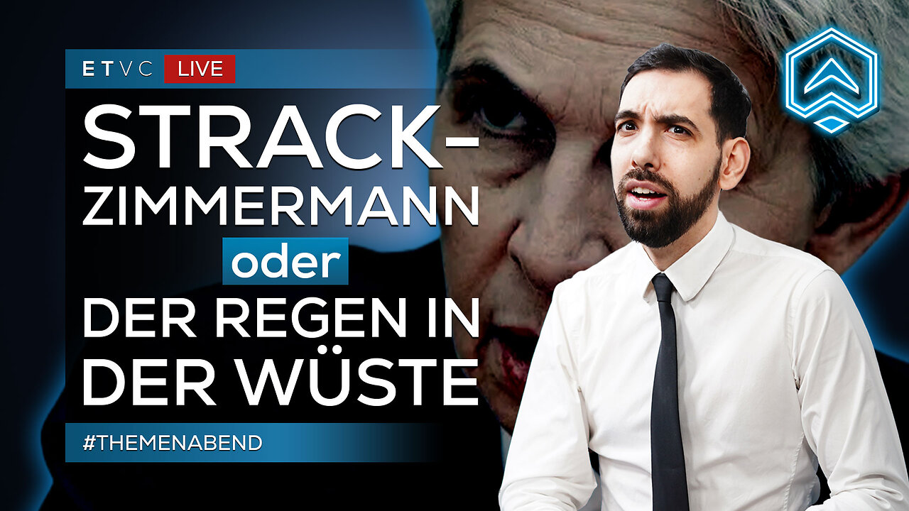 🟥 LIVE | STRACK-ZIMMERMANN oder Der Regen in der Wüste | #THEMENAbend