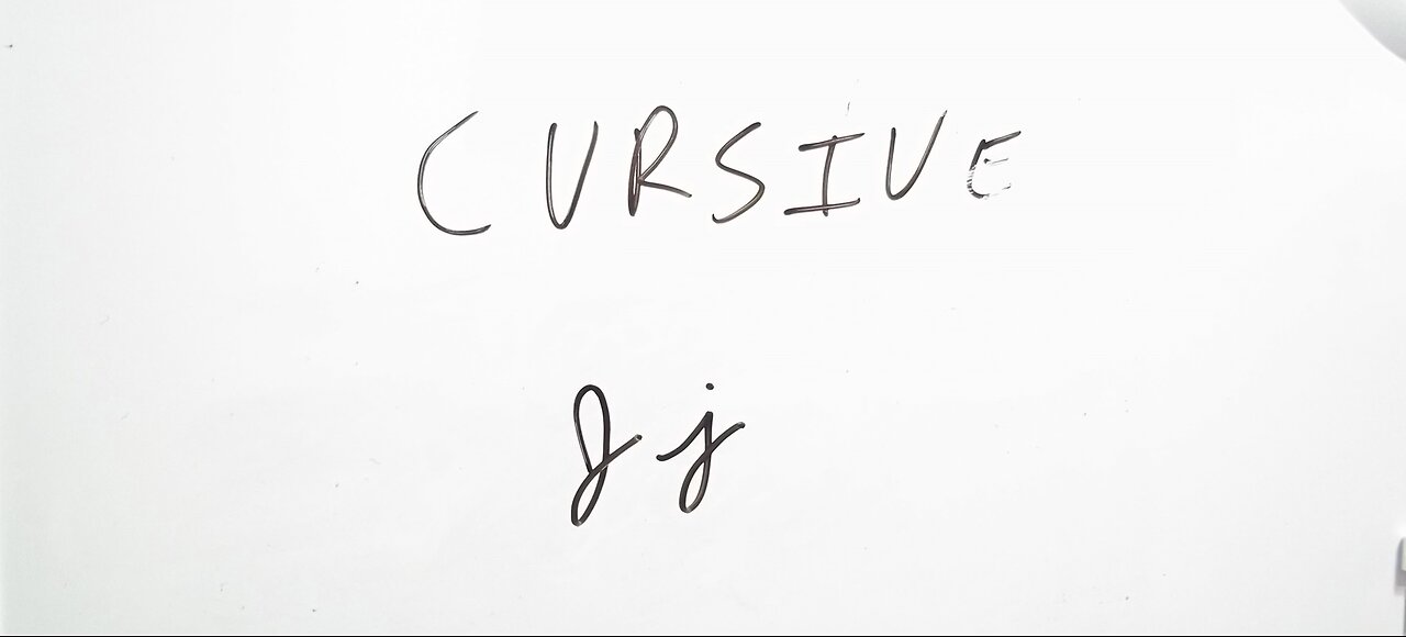 Cursive J