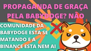 A Comunidade #Babydoge Está Fazendo Propaganda de Graça Para #Binance - 125