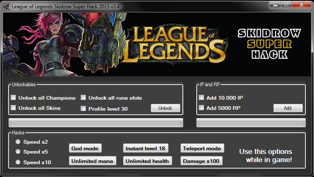 League Of Legends Hack Cheat Script Update 2022