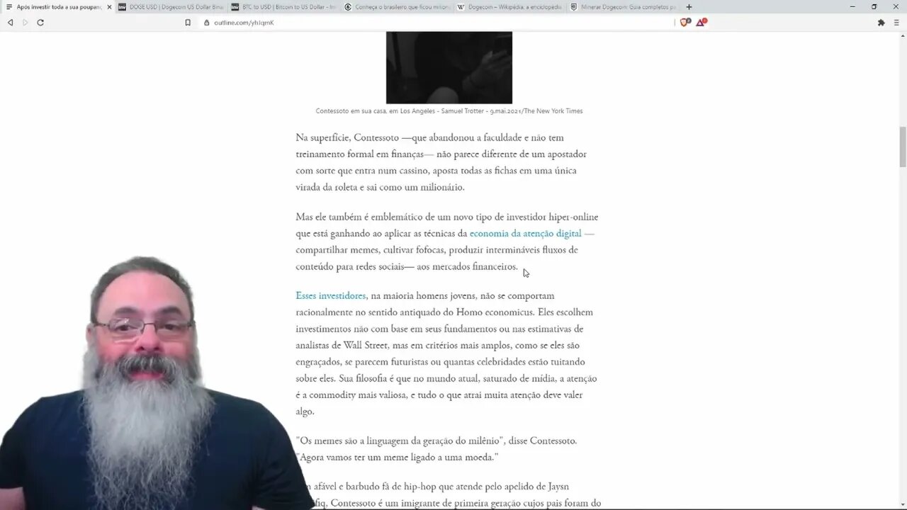 Conheça o brasileiro que ficou milionário com Dogecoin — PETER TURGUNIEV