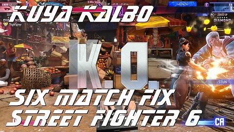 Kuya Kalbo Six Match Fix SF6 Grinding to the top. Chun Li 4 star Diamond Rank