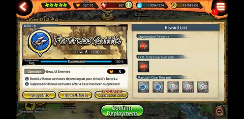 Naruto x Boruto Ninja voltage Bosse 18 Suppresion Mission