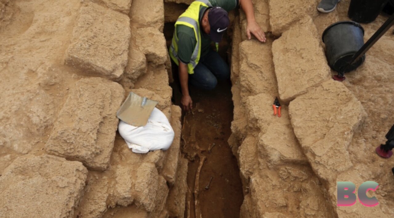 Archaeologists unearth the largest cemetery ever discovered in Gaza