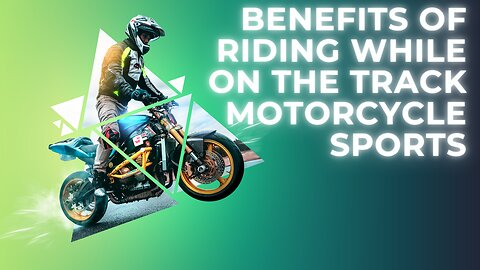 Benefits of Riding While on the Track Motorcycle Sports.