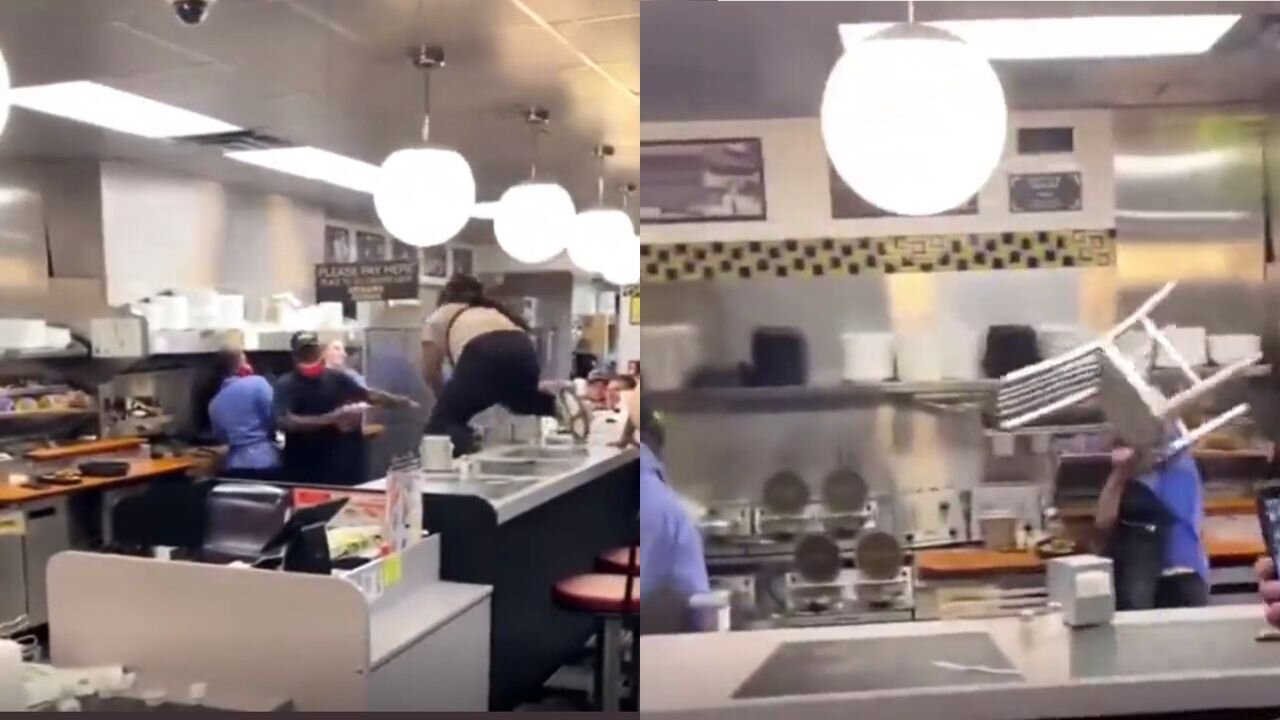 The Waffle House fights are wild. 😳 Better Watch till the End