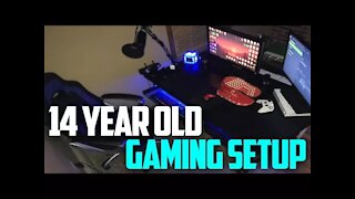 14 Year Old's Gaming Setup || Neroku