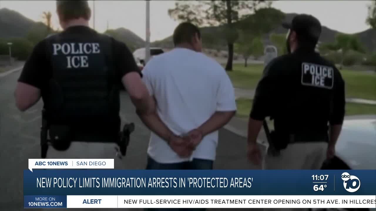 New policy limits immigration arrests in 'protected areas'