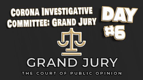 Corona Investigative Committee Grand Jury | Day 6