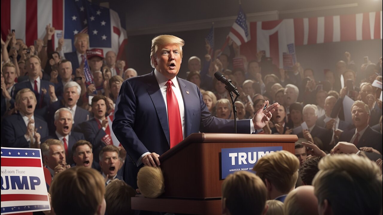 AI Art The Hulk & Donald Trump