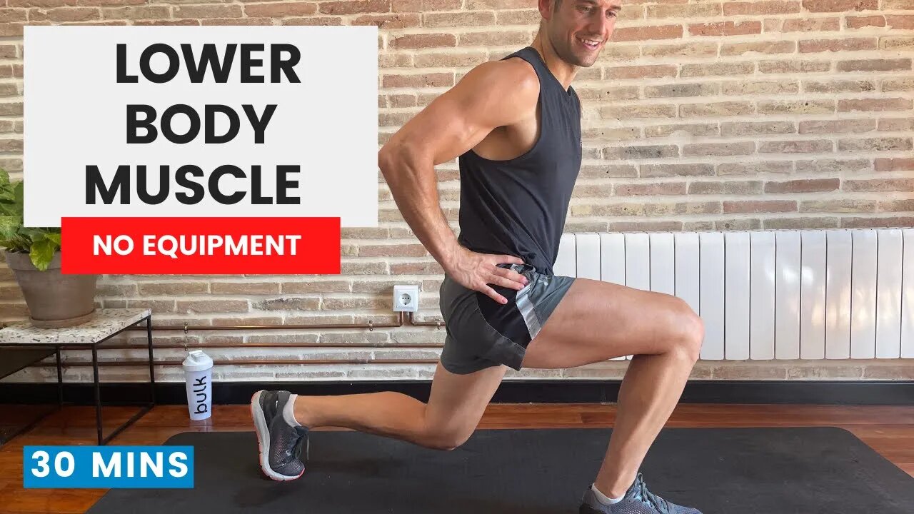 Lower Body Muscle Burner | 30 Minutes No Equipment to Build Muscular Legs | #CrockFitApp