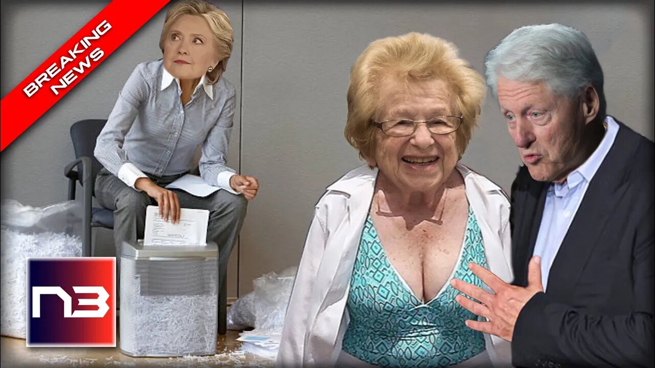 SEX TALK: Hillary Absent As Sleazey Bill CAUGHT TURNING RED on Camera Cozying Up to SEX Therapist