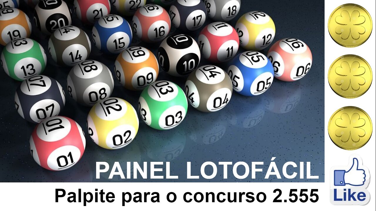 LOTOFÁCIL concurso 2555