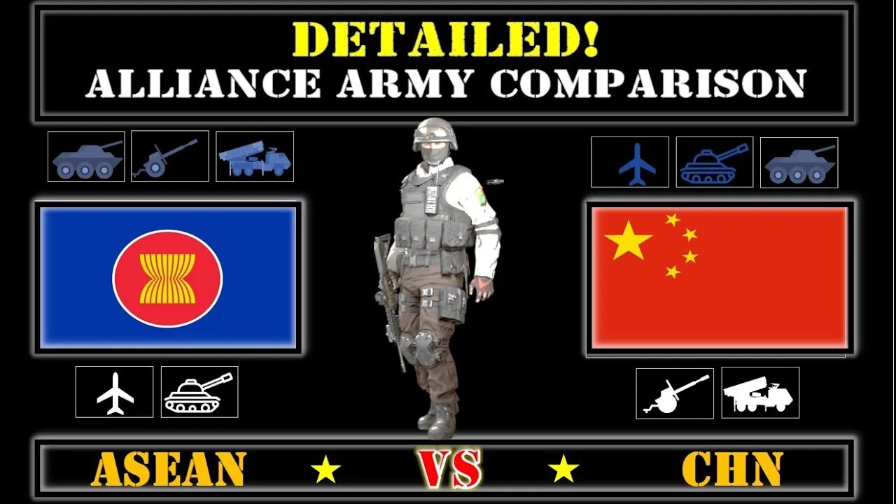 ASEAN VS China Detailed Comparison of Military Power,✈ Army 2021