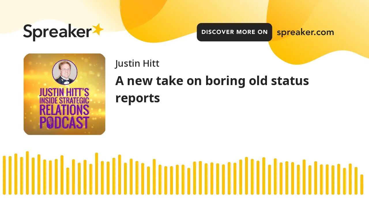 A new take on boring old status reports