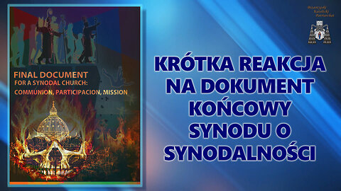 Krótka reakcja na dokument końcowy Synodu o synodalności