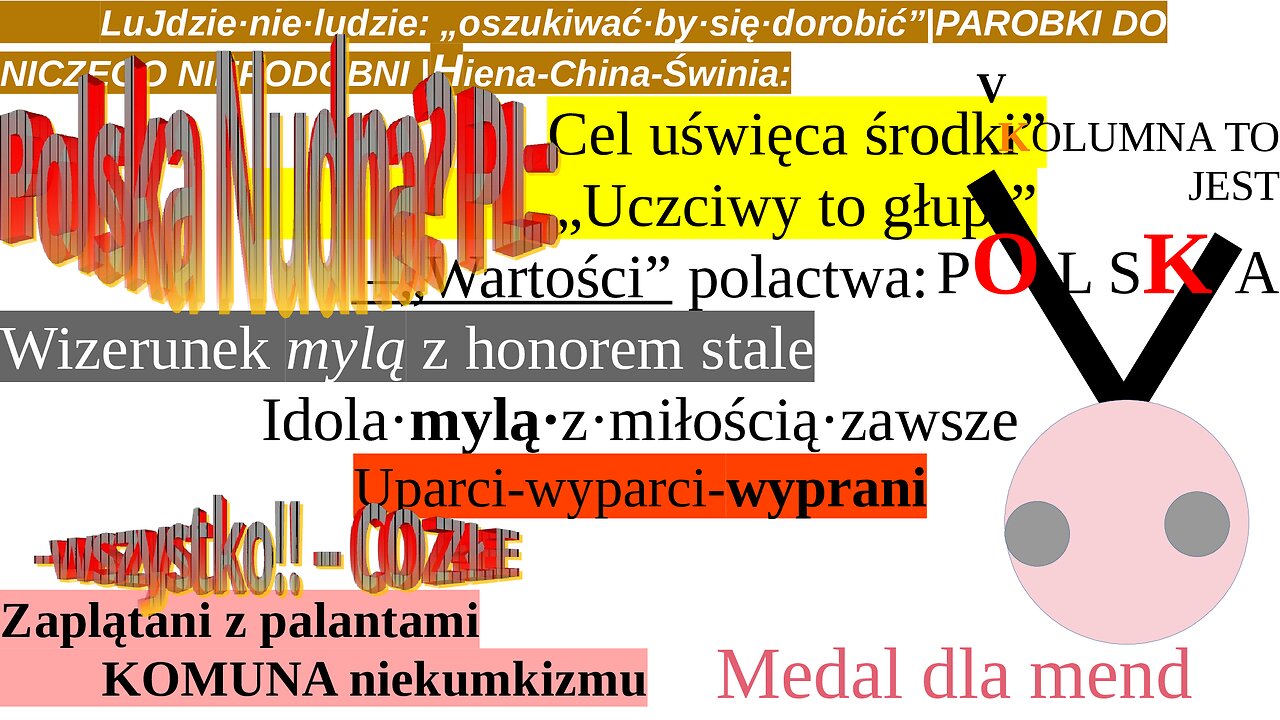 LuJdzie·nie·ludzie: „oszukiwać·by·się·dorobić”|PAROBKI DO NICZEGO NIEPODOBNI |Hiena-China-Świnia