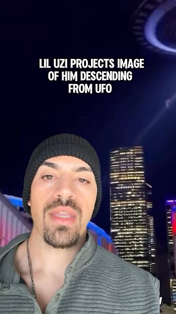 LIL UZI VERT DESCENDS FROM UFO AT CONCERT: PROJECT BLUE BEAM IN ACTION?