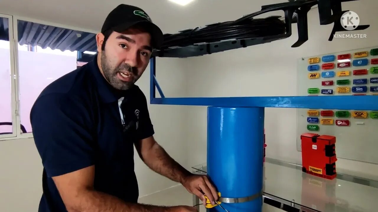 suporte 2 vias cabo drop
