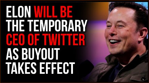 Elon Musk Will Serve As Temporary CEO Of Twitter