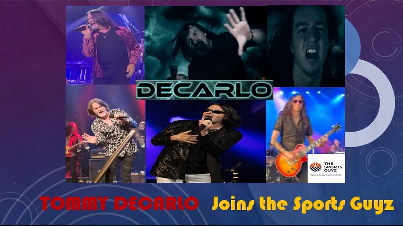 Tommy Decarlo - Lead Singer of Boston and Decarlo - Joins the Sports Guyz - Episode 42