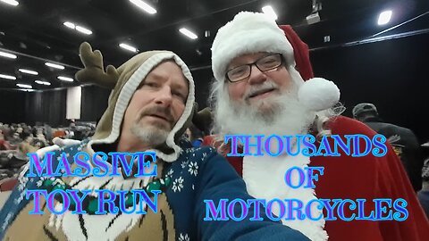 MASSIVE TOY RUN, THOUSANDS OF BIKES!