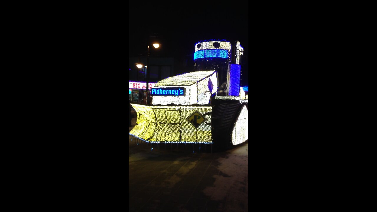 Sylvan Lake Canada Christmas Parade Tractor