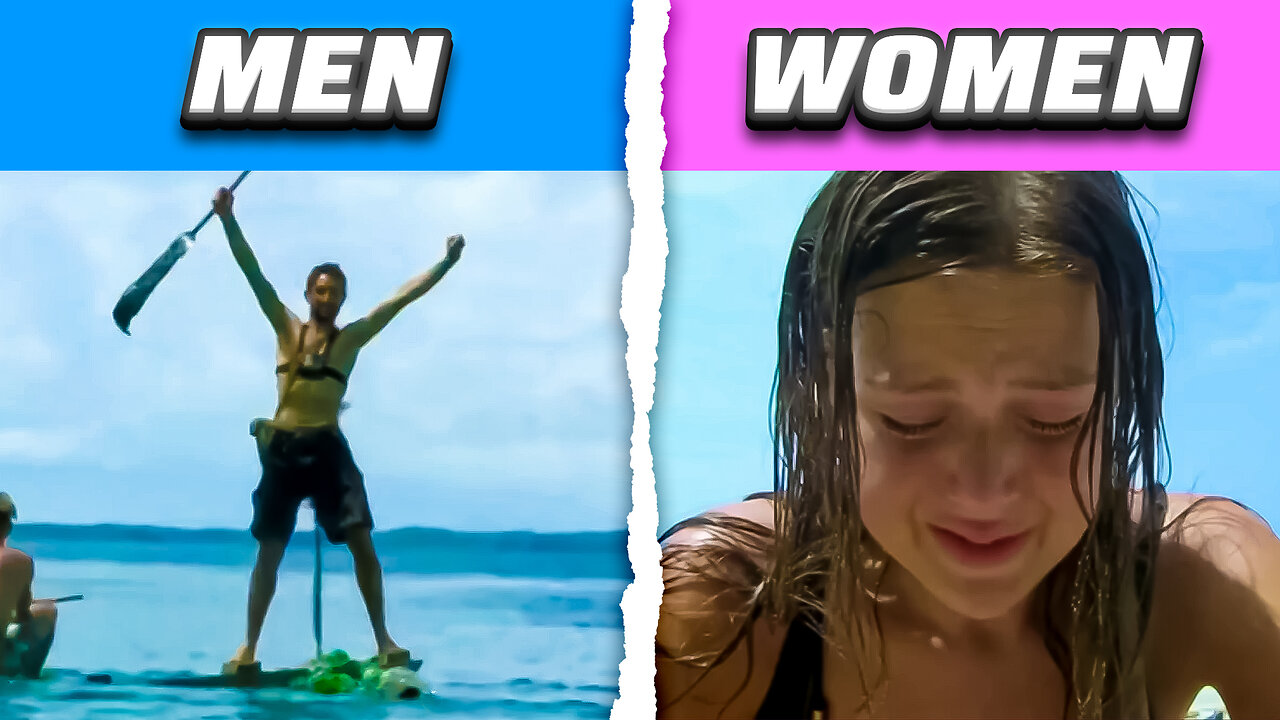 MEN VS WOMEN IN A SURVIVAL COMPETITION!