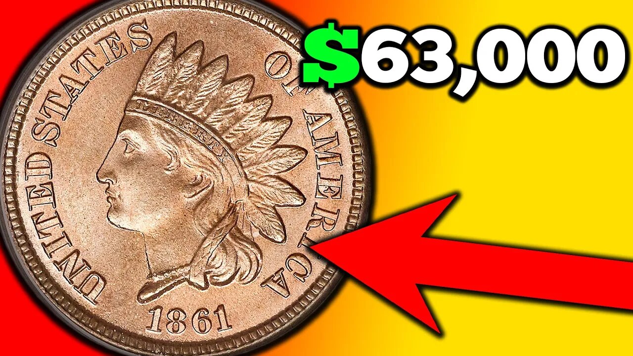 1861 Indian Head Pennies Worth A LOT of Money!