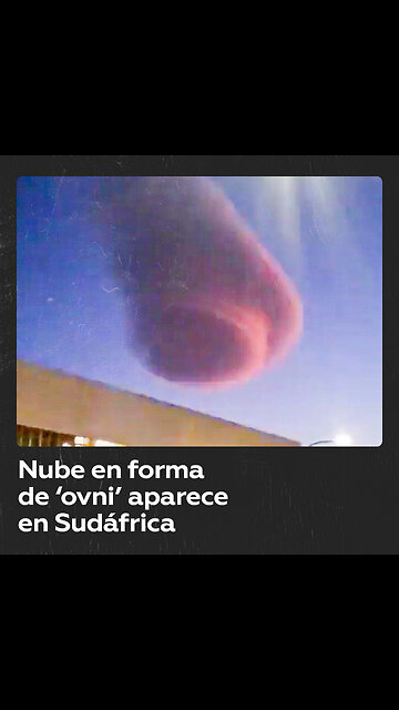 Aparece una extraña “nube lenticular” en Ciudad del Cabo