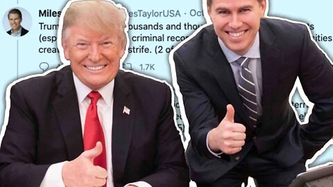 Resistance RINO Miles Taylor Makes Trump Look Good! NEWS 11/02/20 Hr1
