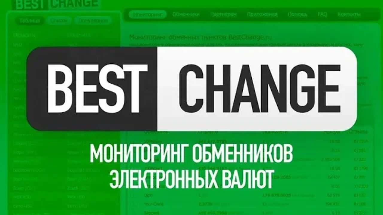 Мониторинг обменников BestChange