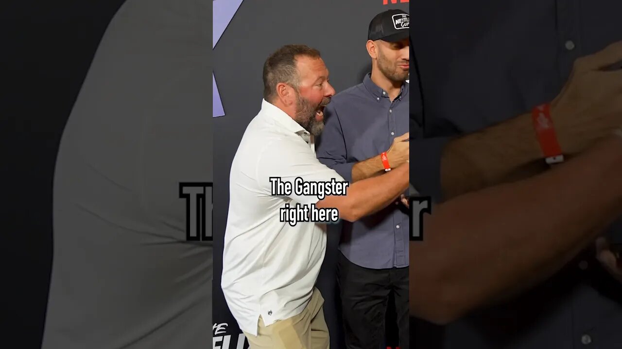 BERT KREISCHER CRASHES OUR INTERVIEW! #shorts #bertkreischer #themachine #netflix #interview