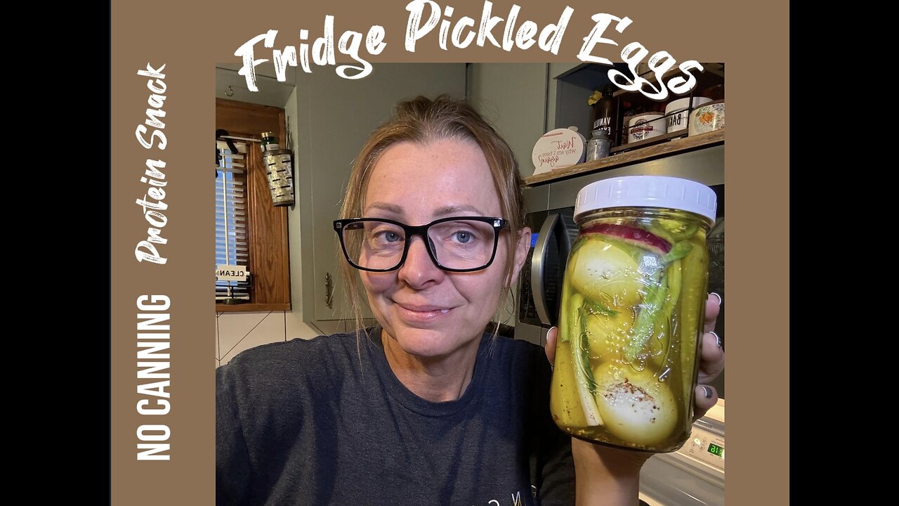 Refrigerator Pickled Eggs / Perfect Keto Snack / No Canning Require