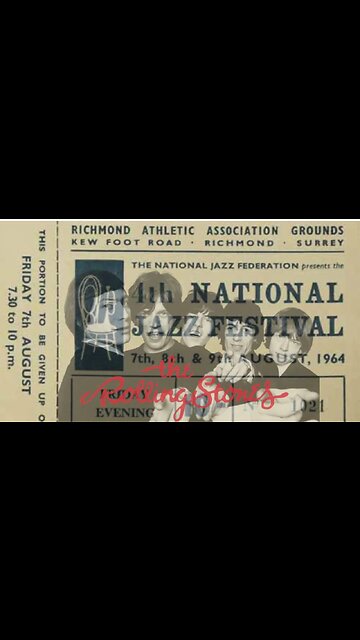 August 7, 1964: The Rolling Stones Electrify the Richmond Jazz Festival #shots #rollingstones