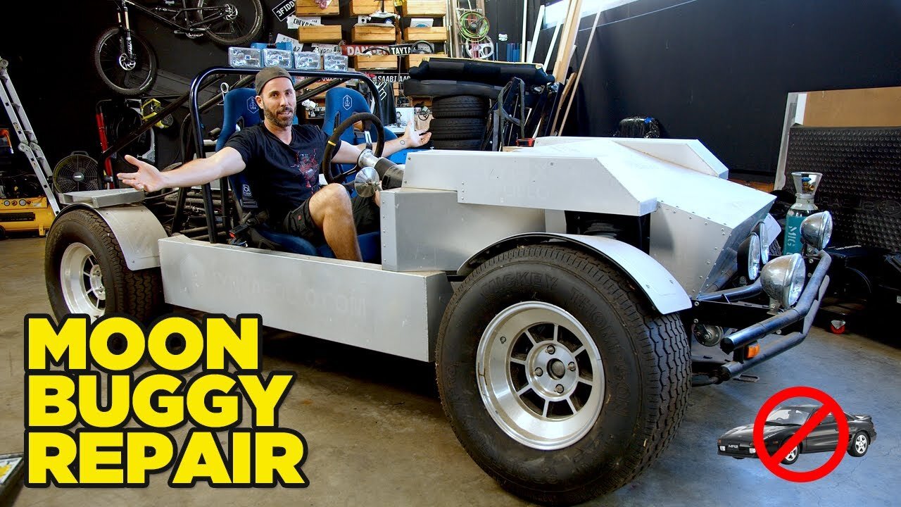 How To Fix a Broken MOON BUGGY ($10,000 Rear Engine Challenge)