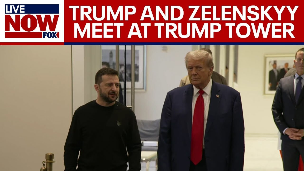 BREAKING: Trump and Zelenskyy Meet At Trump Tower on War in Ukraine, Trump Vows To END THE WAR