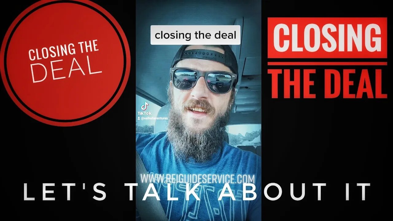 Closing the deal....lets talk about it