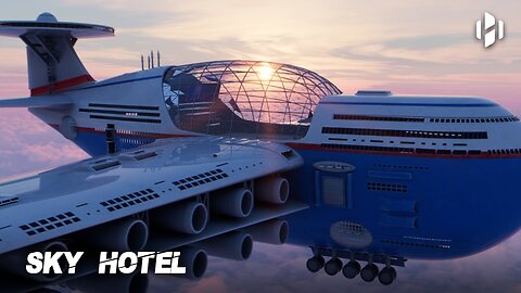 Sky Cruise could be the future of transport Flying hotel with Nuclear-powered