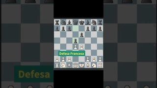 UAU CILADA NA DEFESA FRANCESA #Shorts #chess #xadrez #viral