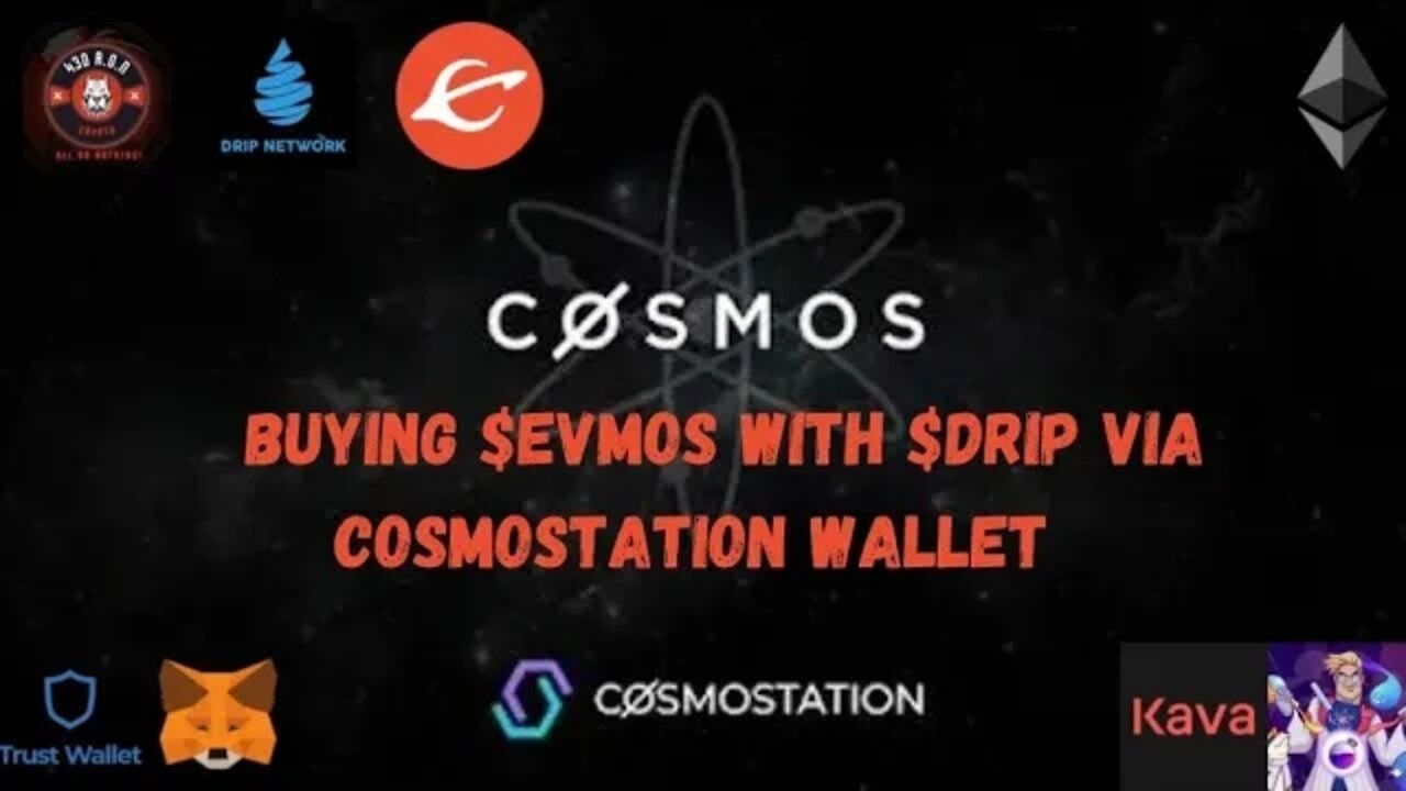 BUYING $EVMOS☄️ WITH $DRIP💧ON COSMOSTATION WALLET......💰