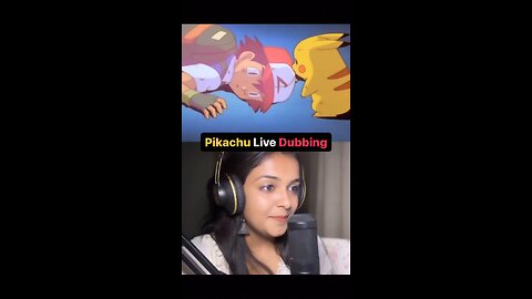 pikachu live dubbing video