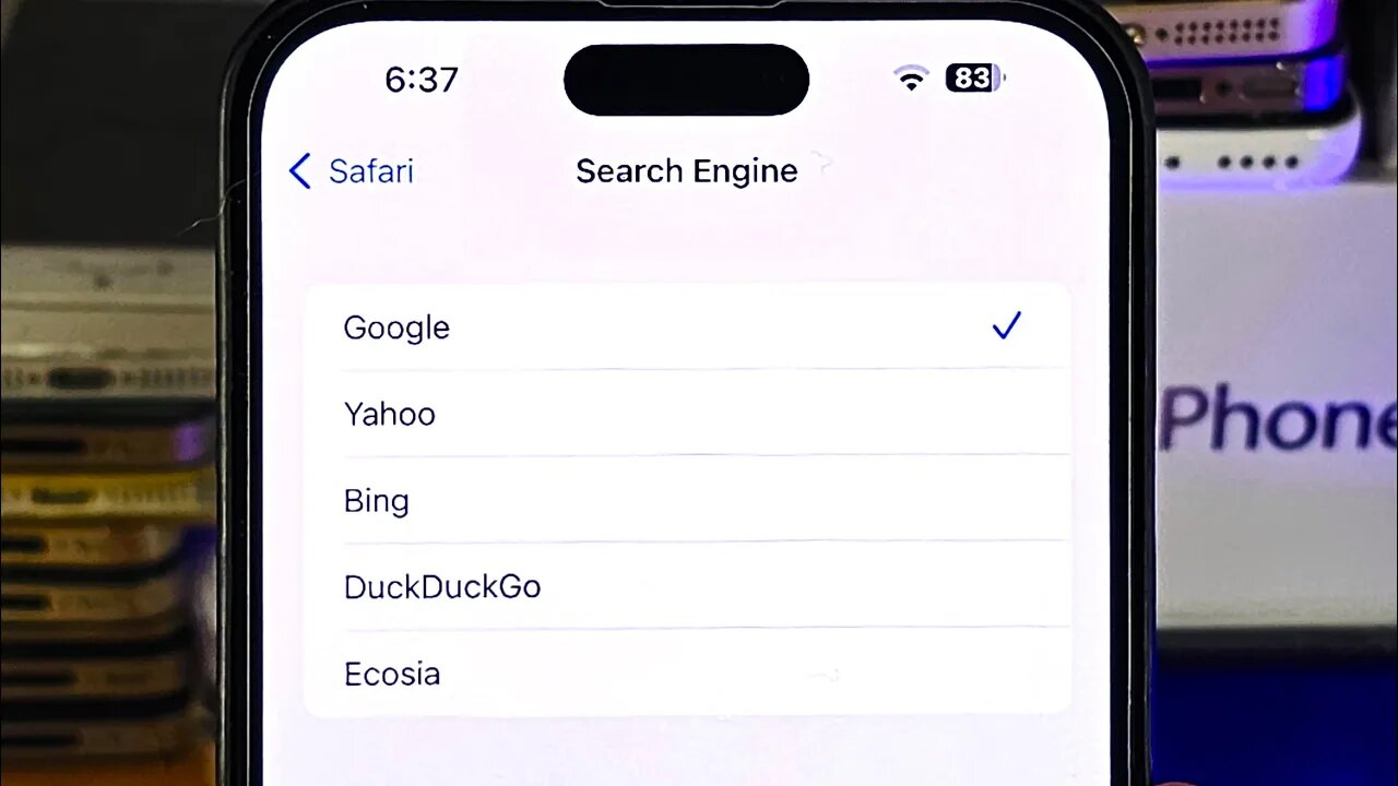 How To Change the Default Search Engine on iPhone (Safari)