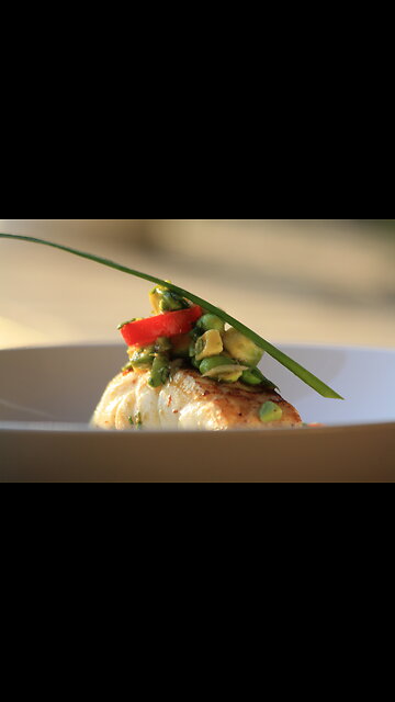Halibut with Avocado Salsa