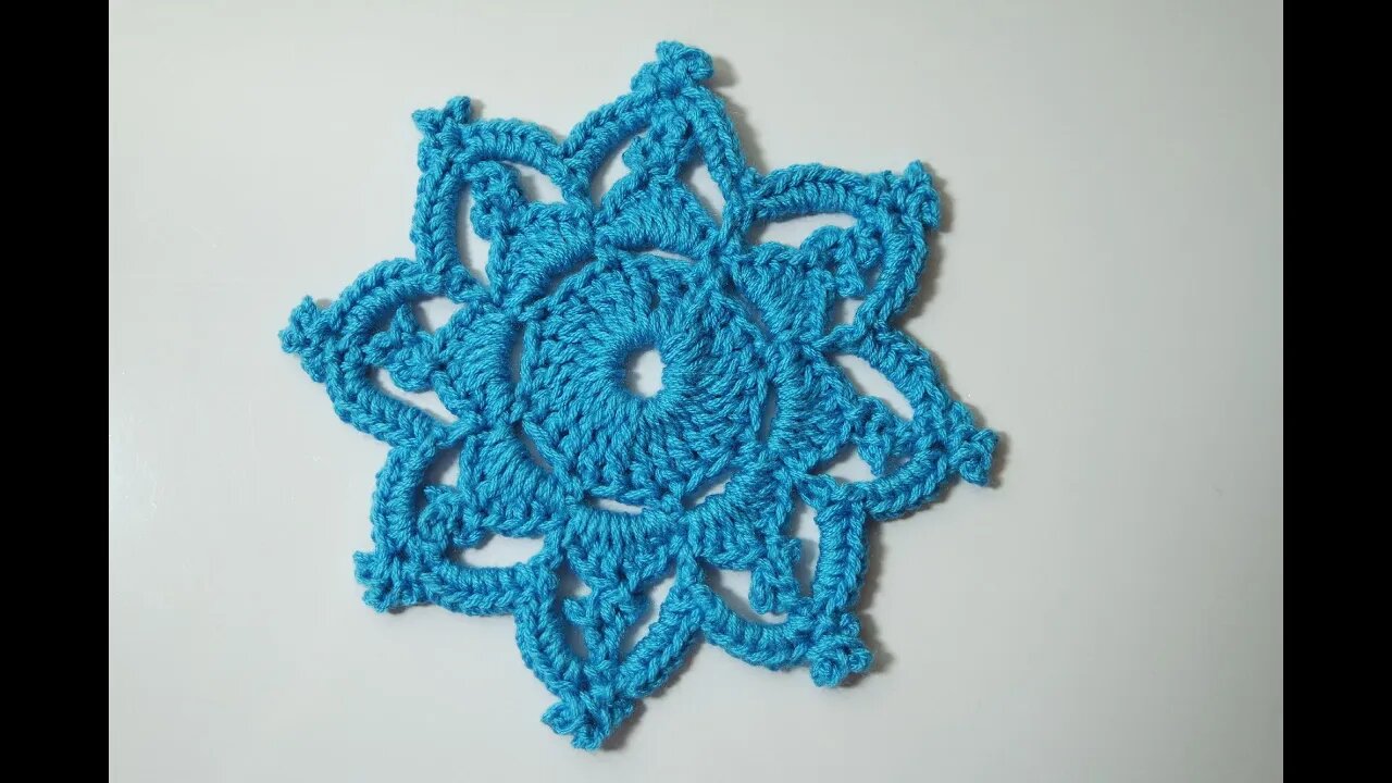 How to crochet star coaster short tutorial by marifu6a