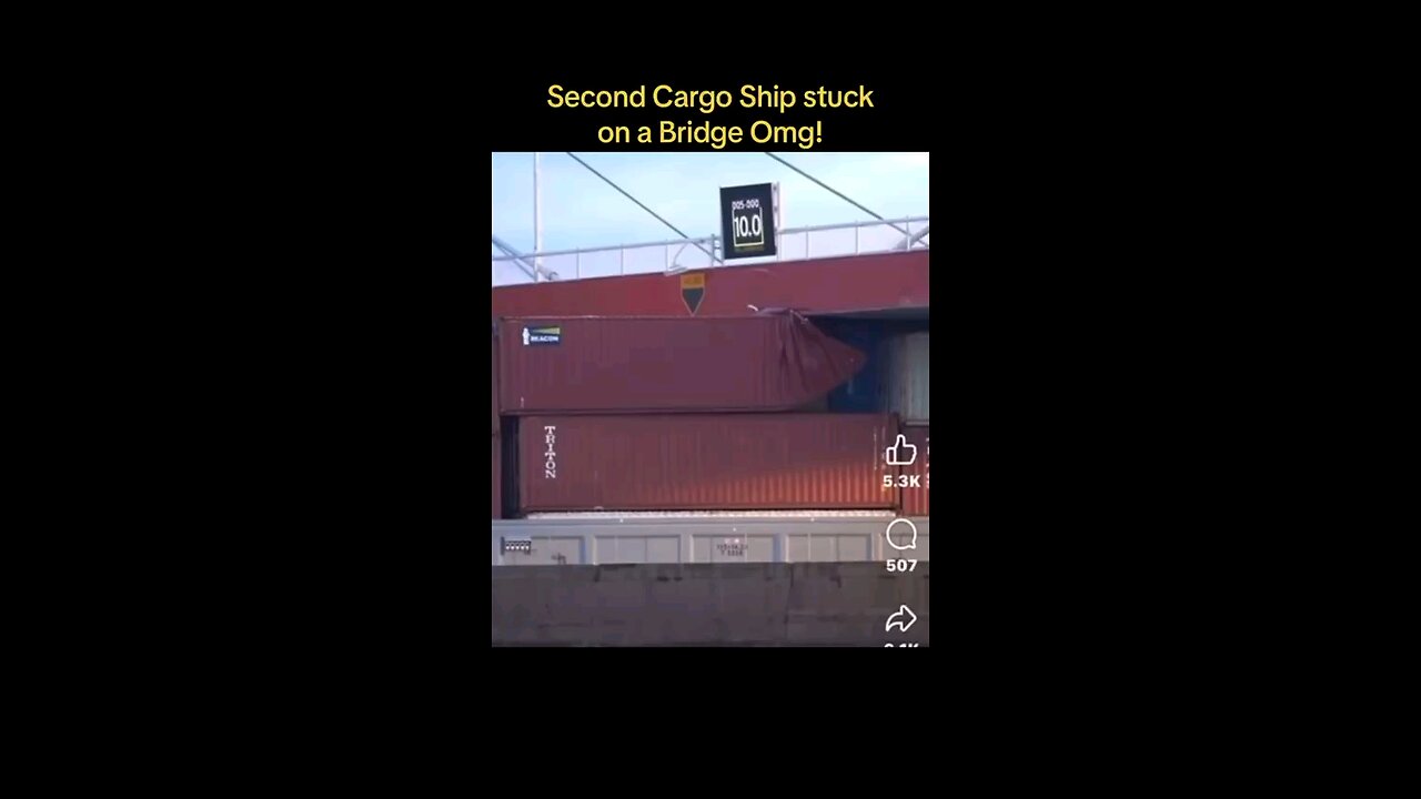 It’s not the second, it's like the third or fourth. Cargo Ship