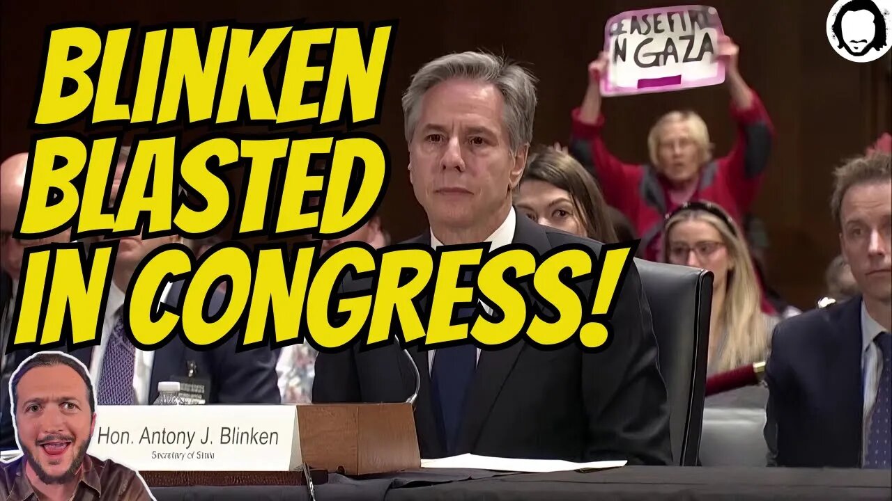 Antony Blinken Wrecked By Protesters In Congress