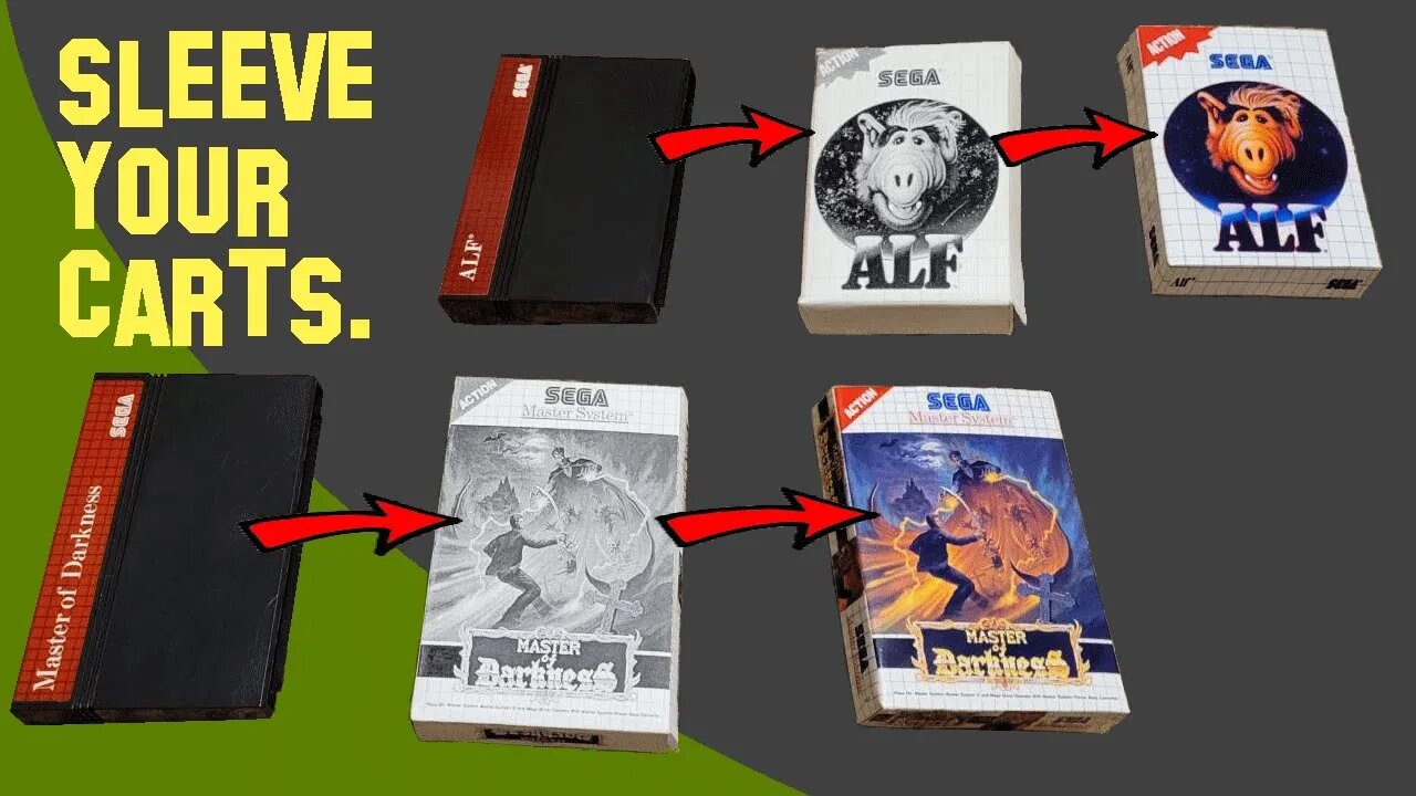 Sleeve your carts and protect them. Video Game Dust Sleeves