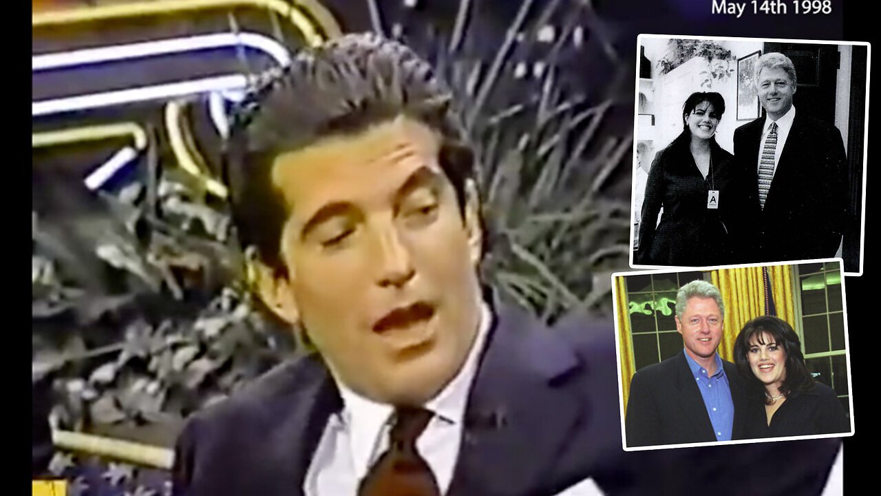 JFK Jr. | What Is JFK Jr. Talking About?! "We Happen to Have Someone Who Sent Us Monica Lewinsky's Poem She Wrote When She Was a 9 Yr Old...I Can Be a Delicious Lunch, Dinner or Breakfast, A Round And Flat Piece of Dough with Lots of Topping.&qu